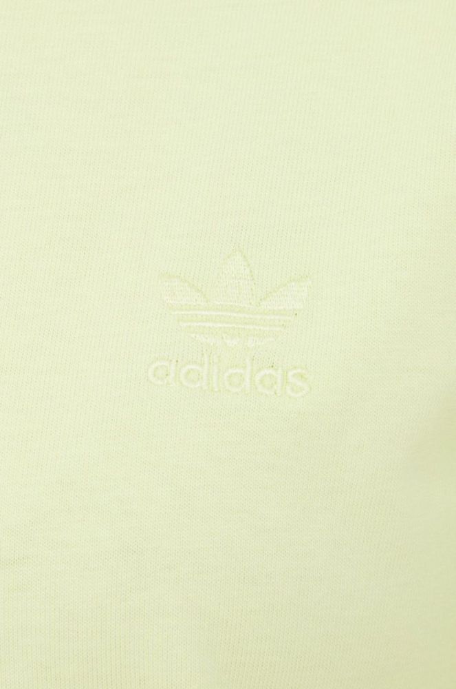 Бавовняна футболка adidas Originals Trefoil Moments HE6891 колір зелений HE6891-PULYEL фото 5