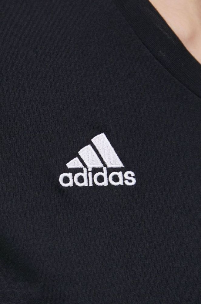 Бавовняна футболка adidas Performance HC0438 колір чорний фото 5