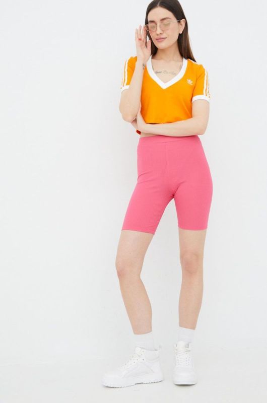 Футболка adidas Originals Adicolor HC2029 жіноча колір помаранчевий HC2029-BORANG фото 2