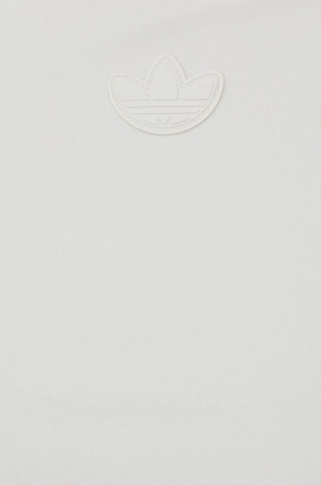 Топ adidas Originals Trefoil Moments HF1988 жіночий колір бежевий HF1988-CWHITE фото 5