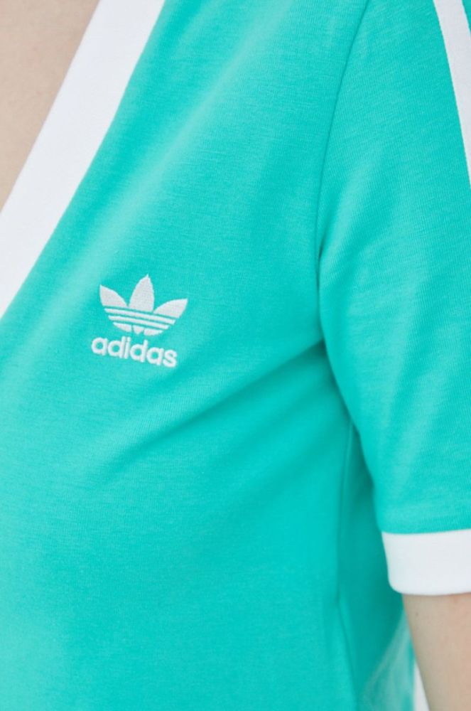 Футболка adidas Originals HG6596 жіноча колір зелений HG6596-HIREGR фото 5
