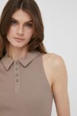 Топ Dr. Denim жіночий колір коричневий (2305730)