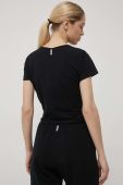 Футболка Deha жіночий колір чорний