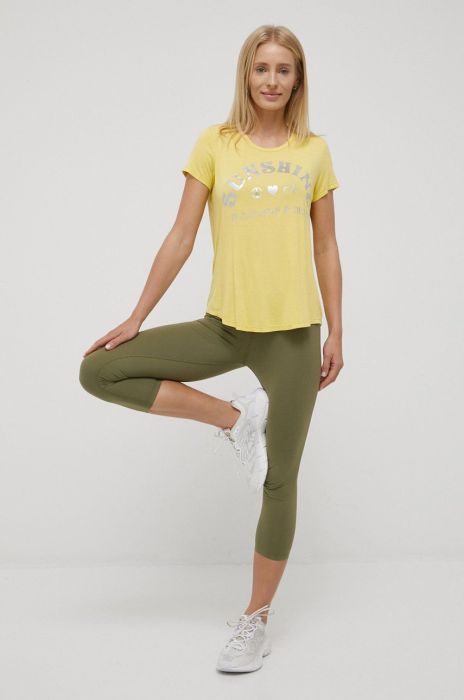 Футболка Deha жіночий колір жовтий (2204172)