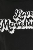 Бавовняна футболка Love Moschino колір чорний (2292754)