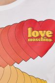 Бавовняна футболка Love Moschino колір білий (2299551)