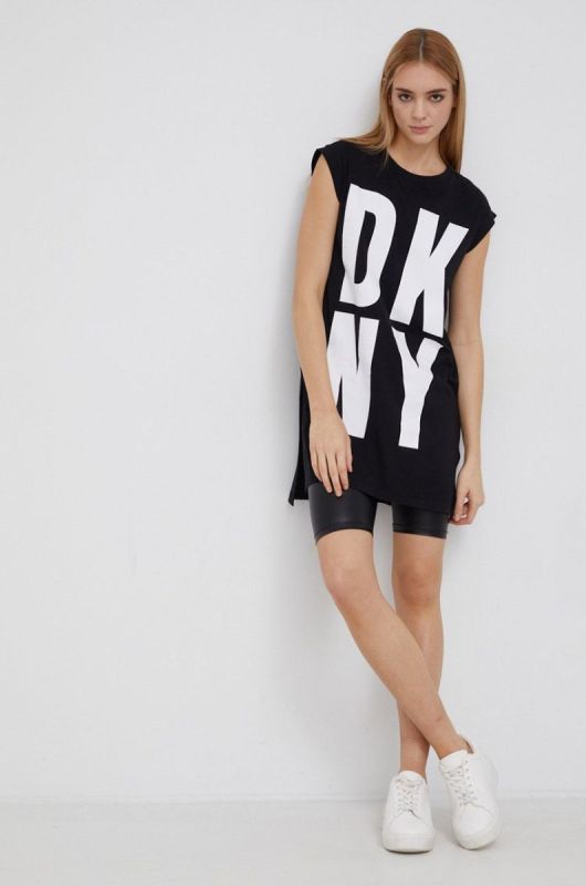 Футболка Dkny колір чорний (1956357) фото 2