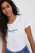 Футболка Pepe Jeans New Virginia Ss N жіноча колір білий