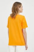Бавовняна футболка Gestuz колір помаранчевий