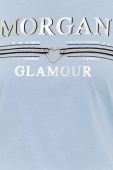 Футболка Morgan жіночий колір блакитний (2045205)