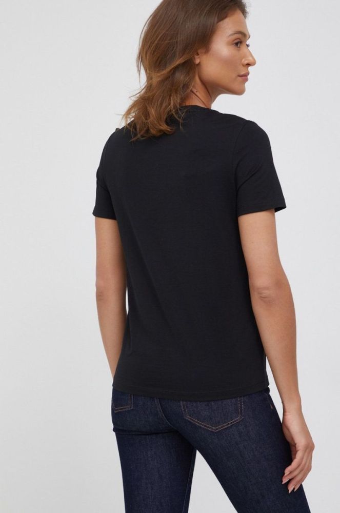 Бавовняна футболка Lacoste колір чорний TF8392-CPM фото 3