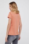 Бавовняна футболка Mustang колір помаранчевий (2103356)