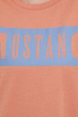 Бавовняна футболка Mustang колір помаранчевий (2103356)