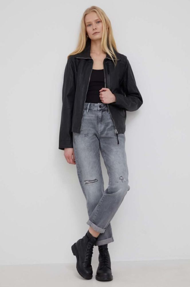 Топ G-Star Raw жіночий колір чорний фото 2