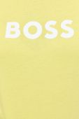 Бавовняна футболка BOSS колір жовтий