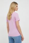 Бавовняна футболка BOSS колір рожевий (2696256)