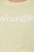 Бавовняна футболка Wrangler колір жовтий (2226981)