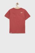 Дитяча бавовняна футболка The North Face колір рожевий (2138230) Дитяча бавовняна футболка The North Face колір рожевий (2138230)