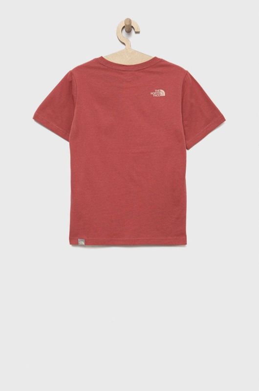 Дитяча бавовняна футболка The North Face колір рожевий (2138230) фото 2