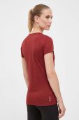 Спортивна футболка Salewa Solidlogo колір бордовий