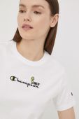 Бавовняна футболка Champion Champion X Smiley 115936 колір білий 115936-KK001