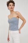 Топ Gestuz жіночий колір блакитний (2351021)