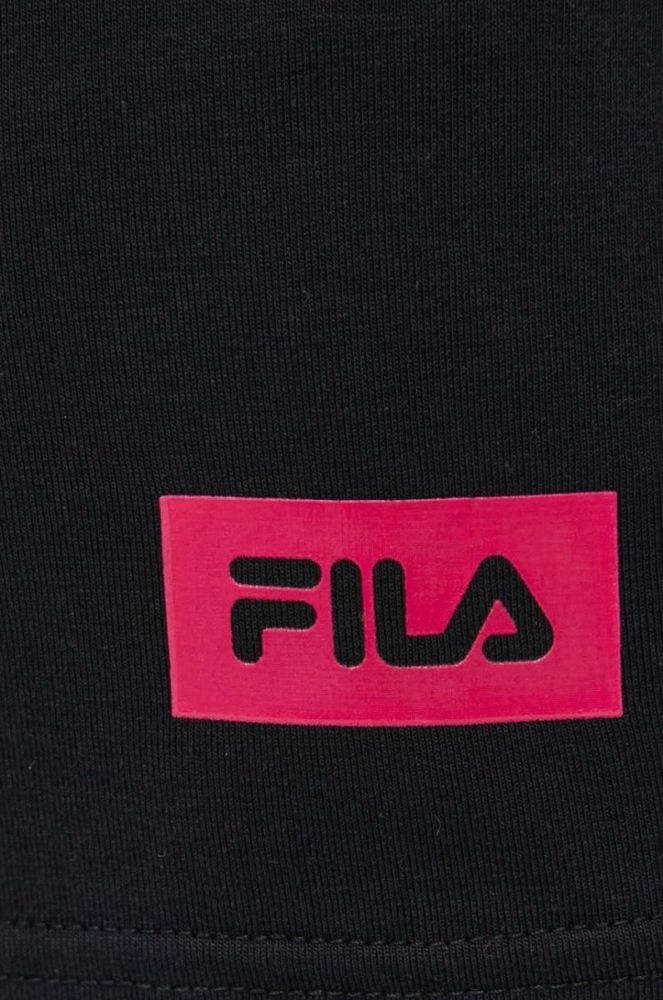 Топ Fila жіночий колір чорний фото 5