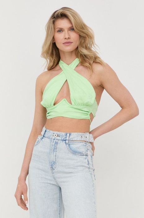 Топ For Love & Lemons жіночий колір зелений