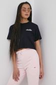 Бавовняна футболка Ellesse колір чорний SGM14626-WHITE