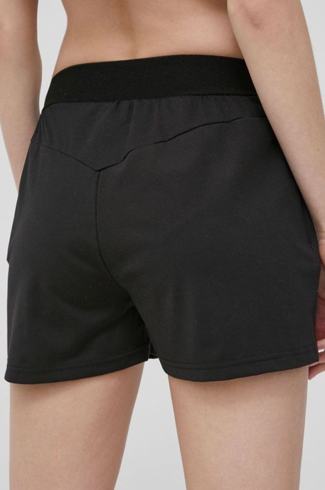 Шорти Ellesse жіночі колір чорний однотонні середня посадка фото 3