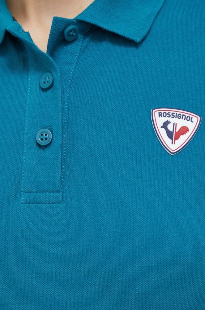 Бавовняна футболка Rossignol колір зелений фото 5