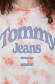 Бавовняна футболка Tommy Jeans колір рожевий (2413768)