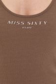 Топ Miss Sixty жіночий колір коричневий