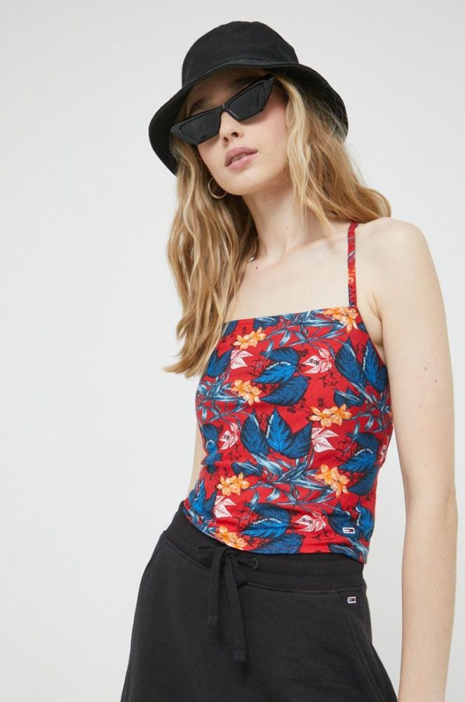 Топ Tommy Jeans жіночий колір барвистий (2548609) фото 3