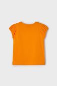 Дитяча бавовняна футболка Mayoral колір помаранчевий (1988226)