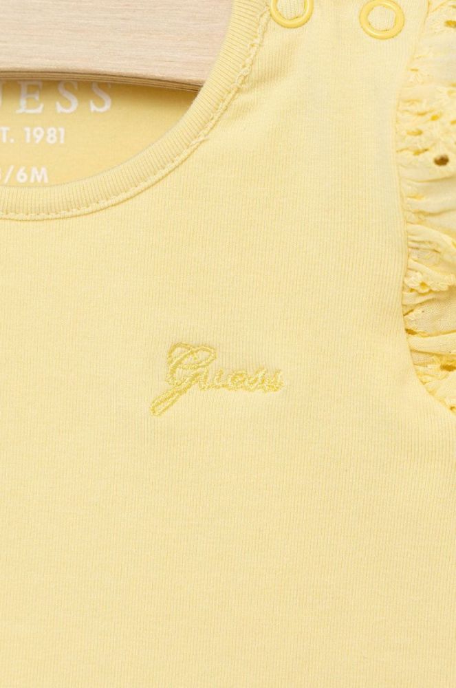 Дитяча футболка Guess колір жовтий (2075227) фото 3