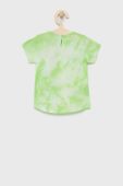 Дитяча бавовняна футболка United Colors of Benetton колір зелений (2209771)