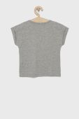 Дитяча бавовняна футболка United Colors of Benetton колір сірий (2028924)