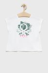 Дитяча бавовняна футболка United Colors of Benetton колір білий (2305887)