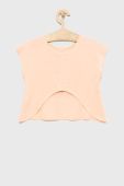 Дитяча бавовняна футболка United Colors of Benetton колір рожевий (2305893)
