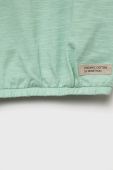 Дитяча бавовняна футболка United Colors of Benetton колір зелений (2409596)
