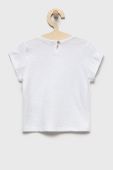 Дитяча бавовняна футболка United Colors of Benetton колір білий (2409605)