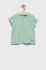 Дитяча бавовняна футболка United Colors of Benetton колір зелений (2409632)