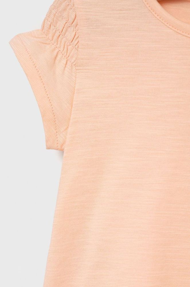 Дитяча бавовняна футболка United Colors of Benetton колір помаранчевий (2409619) фото 3