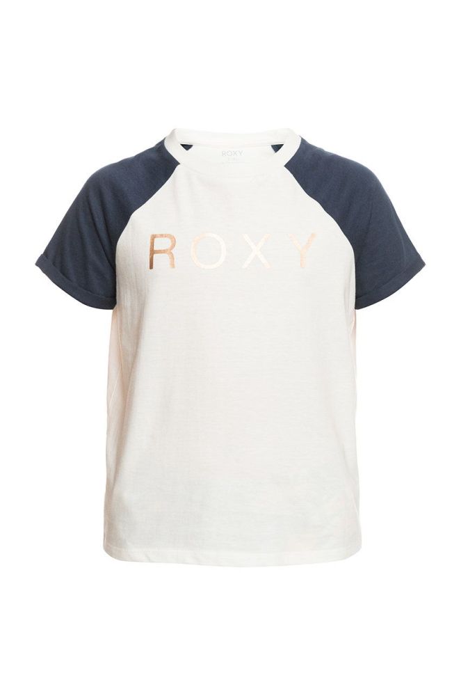 Дитяча бавовняна футболка Roxy колір білий (2207531)