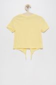 Дитяча бавовняна футболка Kids Only колір жовтий