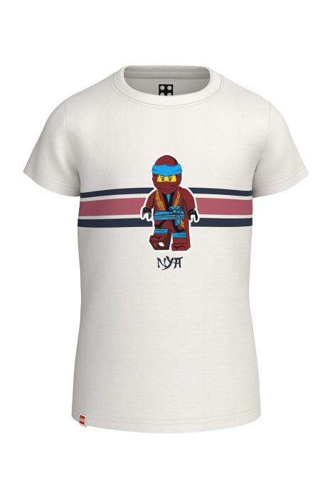 Дитяча бавовняна футболка Lego Wear колір білий (2096221) Дитяча бавовняна футболка Lego Wear колір білий (2096221)