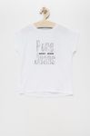 Дитяча бавовняна футболка Pepe Jeans колір білий (2042498)