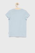 Дитяча бавовняна футболка Tom Tailor колір блакитний (2175670)