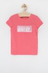 Бавовняна футболка Tom Tailor колір рожевий